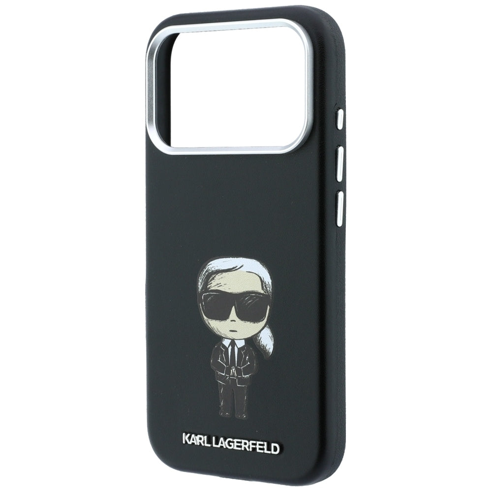 MagSafe-Hülle für Apple iPhone 18 Pro / 17 Pro, Karl Lagerfeld, Ikonik Sketch, Schwarz