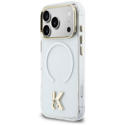 MagSafe-Hülle für Apple iPhone 18 Pro / 17 Pro, Karl Lagerfeld, IML Karl Head Logo, transparent