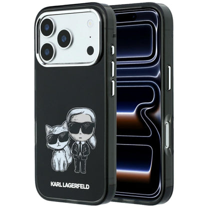 MagSafe-Hülle für Apple iPhone 18 Pro / 17 Pro, Karl Lagerfeld, KC Bodies Sketch, Schwarz