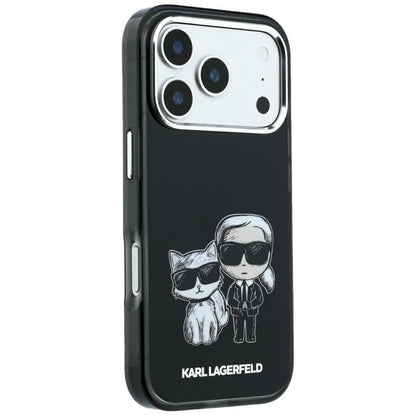MagSafe-Hülle für Apple iPhone 18 Pro / 17 Pro, Karl Lagerfeld, KC Bodies Sketch, Schwarz