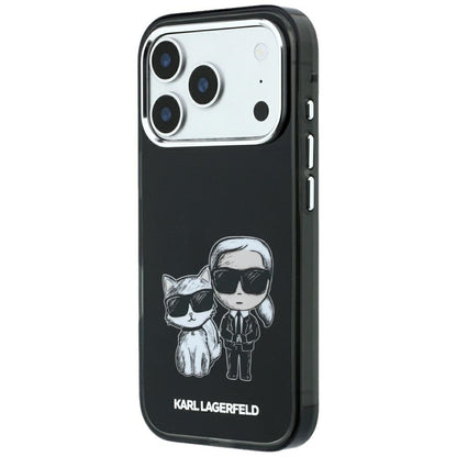 MagSafe-Hülle für Apple iPhone 18 Pro / 17 Pro, Karl Lagerfeld, KC Bodies Sketch, Schwarz