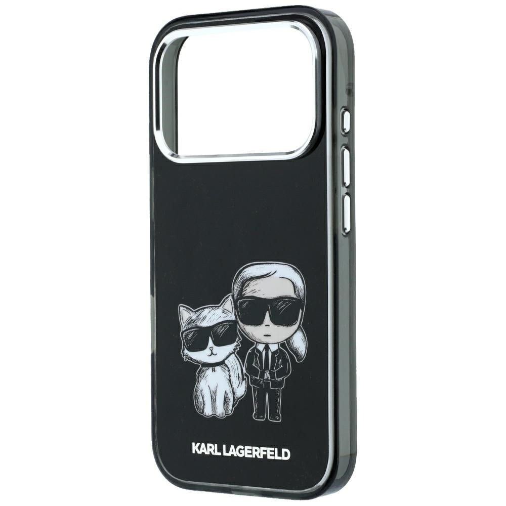 MagSafe-Hülle für Apple iPhone 18 Pro / 17 Pro, Karl Lagerfeld, KC Bodies Sketch, Schwarz