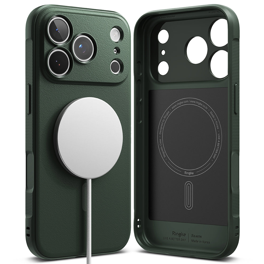 MagSafe-Hülle für Apple iPhone 18 Pro / 17 Pro, Ringke, Onyx, Dunkelgrün