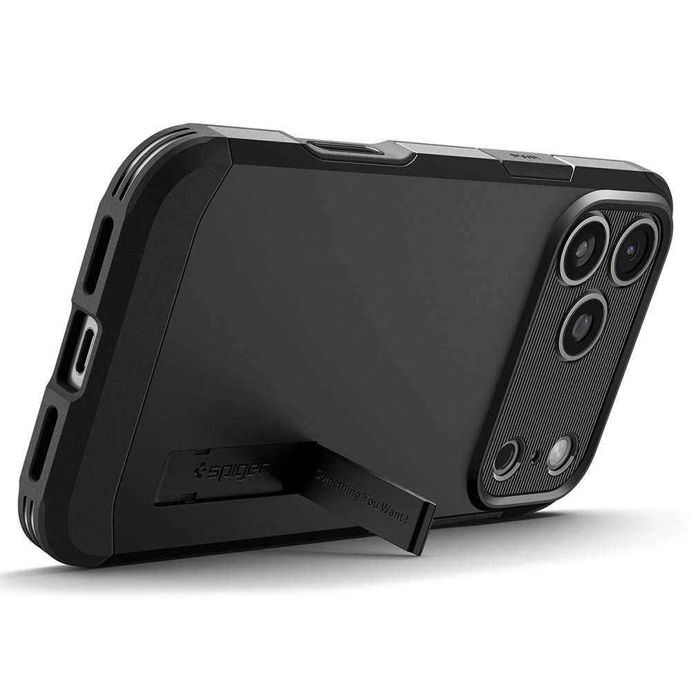 MagSafe-Hülle für Apple iPhone 18 Pro / 17 Pro, Spigen, Tough Armor T, Schwarz ACS12173