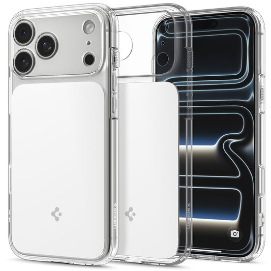 MagSafe-Hülle für Apple iPhone 18 Pro / 17 Pro, Spigen, Ultra Hybrid T, Weiß ACS12169