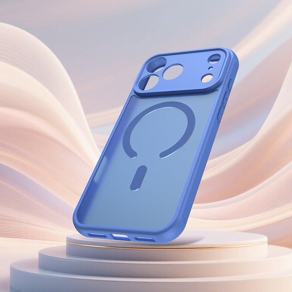 MagSafe-Hülle für Apple iPhone 18 Pro / 17 Pro, Techsuit, HaloFrost II, Blau