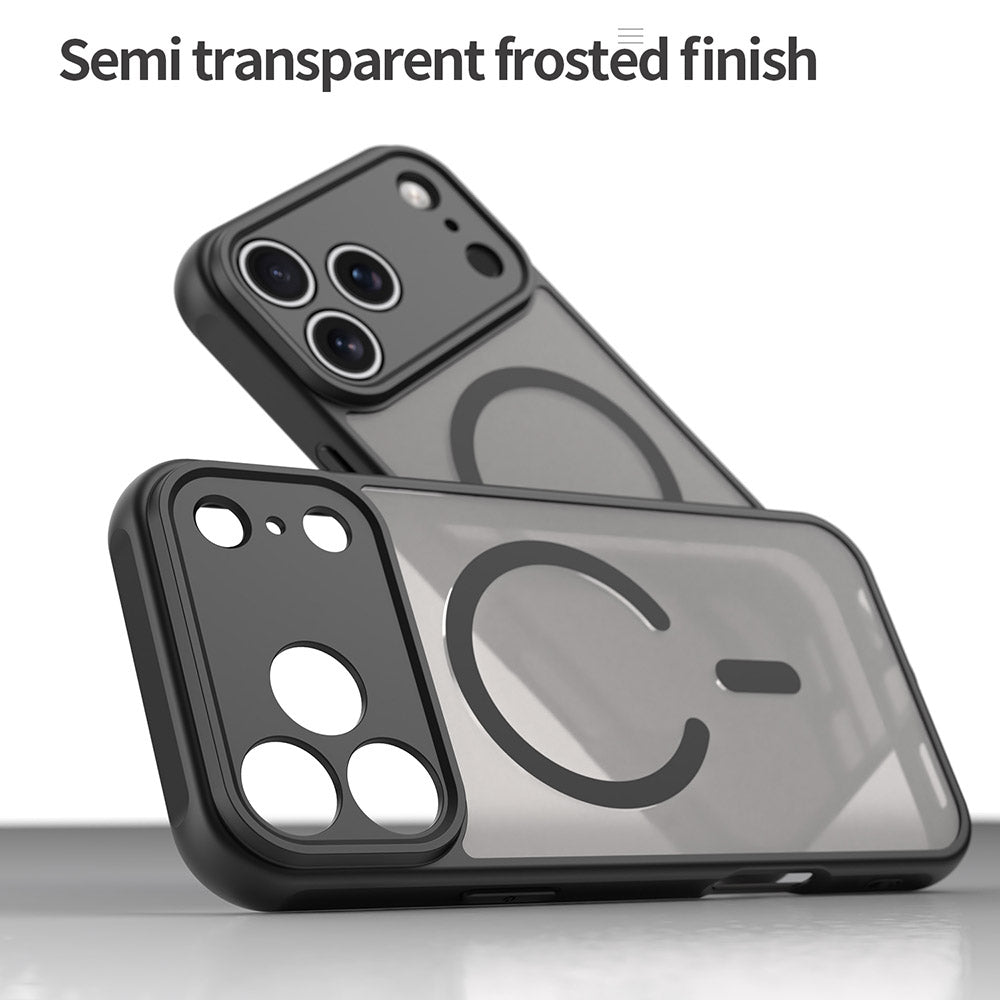 MagSafe-Hülle für Apple iPhone 18 Pro / 17 Pro, Techsuit, HaloFrost II, Schwarz