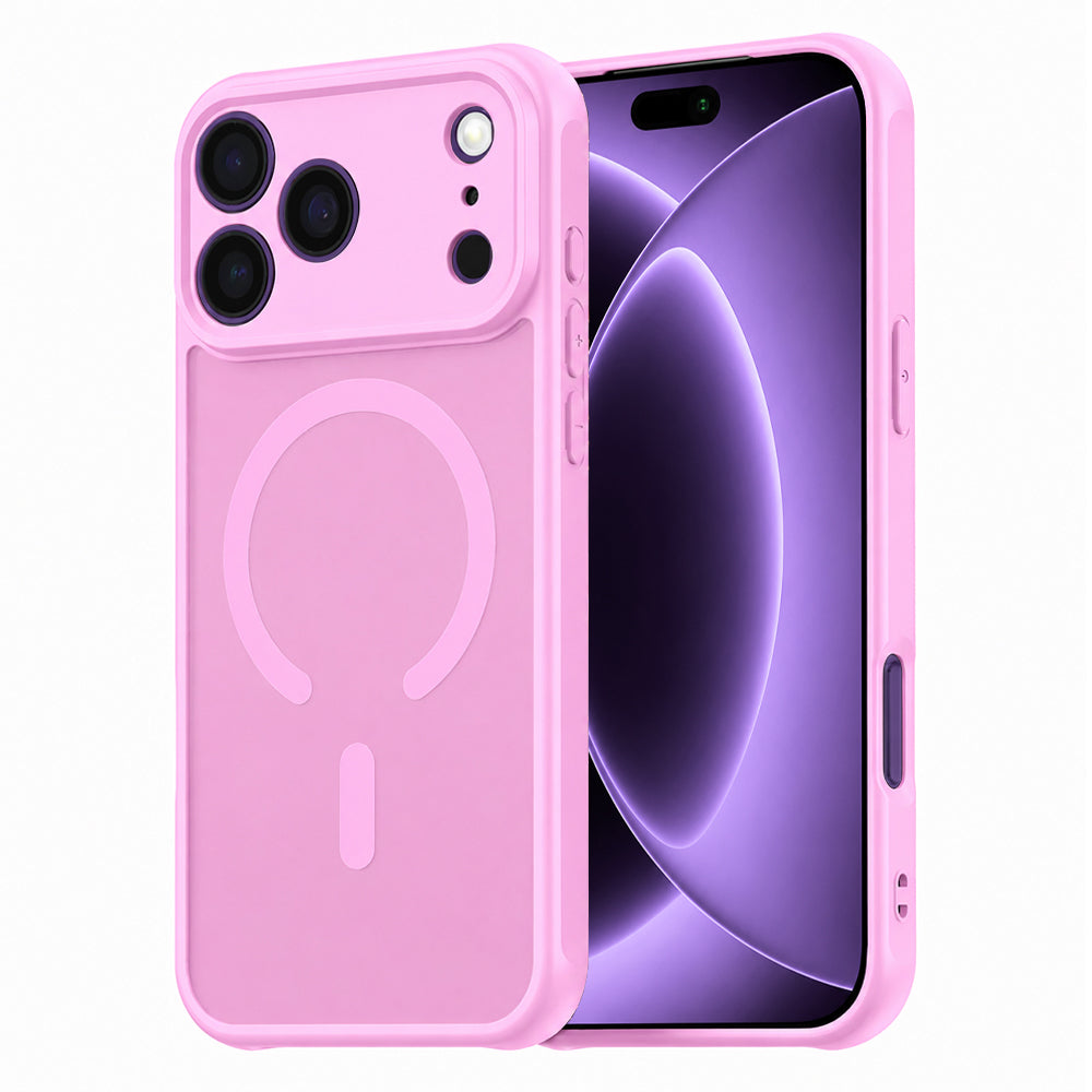 MagSafe-Hülle für Apple iPhone 18 Pro / 17 Pro, Techsuit, HaloFrost II, Rosa