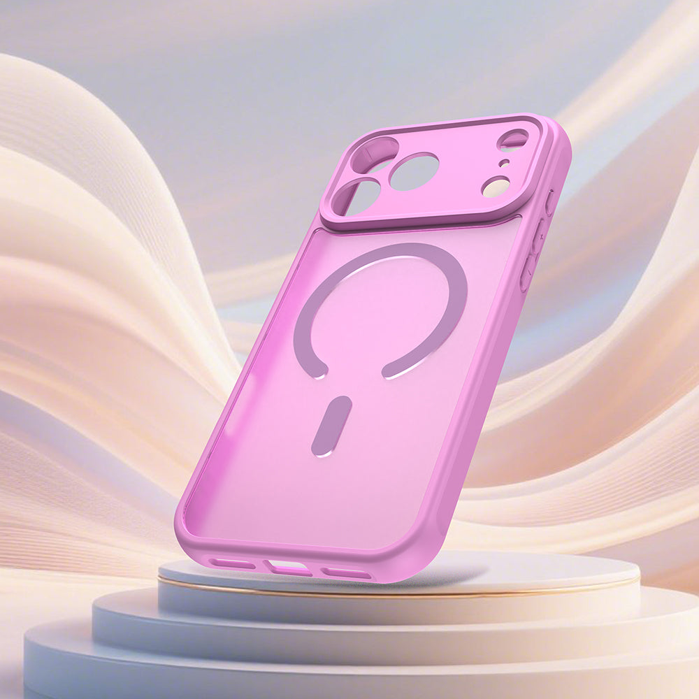 MagSafe-Hülle für Apple iPhone 18 Pro / 17 Pro, Techsuit, HaloFrost II, Rosa