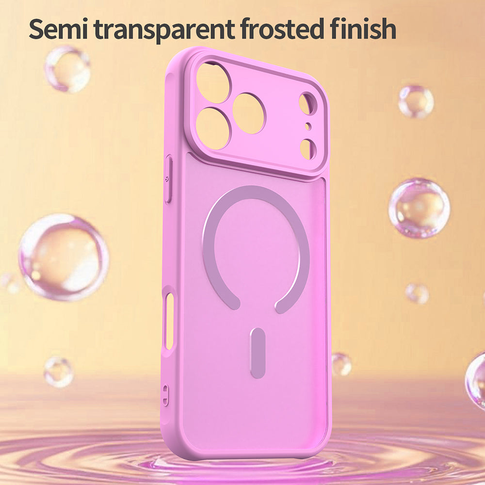 MagSafe-Hülle für Apple iPhone 18 Pro / 17 Pro, Techsuit, HaloFrost II, Rosa