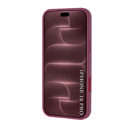 MagSafe-Hülle für Apple iPhone 18 Pro / 17 Pro, Techsuit, Pro, Dunkelrot