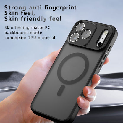 MagSafe-Hülle für Apple iPhone 18 Pro / 17 Pro, Techsuit, PureFrost, Satin Schwarz