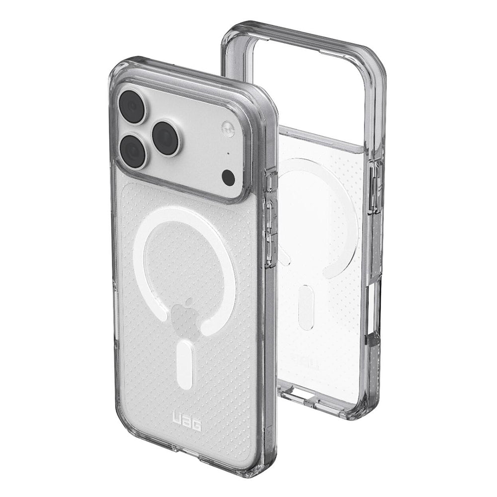 MagSafe-Hülle für Apple iPhone 18 Pro / 17 Pro, Urban Armor Gear, Dot, Silber