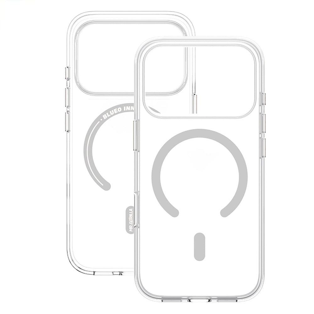 MagSafe Case for Apple iPhone 18 Pro Max / 17 Pro Max, Blueo, Crystal Pro Anti-Drop, Transparent
