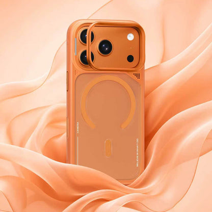 MagSafe-Hülle für Apple iPhone 18 Pro Max / 17 Pro Max, Blueo, Heat Dissipation Stand, Satinorange