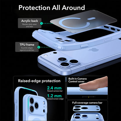 MagSafe-Hülle für Apple iPhone 18 Pro Max / 17 Pro Max, ESR, Classic Hybrid, Satin Blau