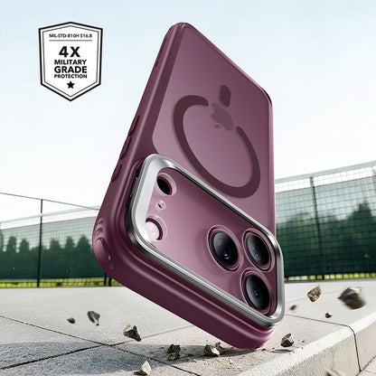 MagSafe Case for Apple iPhone 18 Pro Max / 17 Pro Max, ESR, Classic Hybrid Kickstand, Dark Satin Burgundy