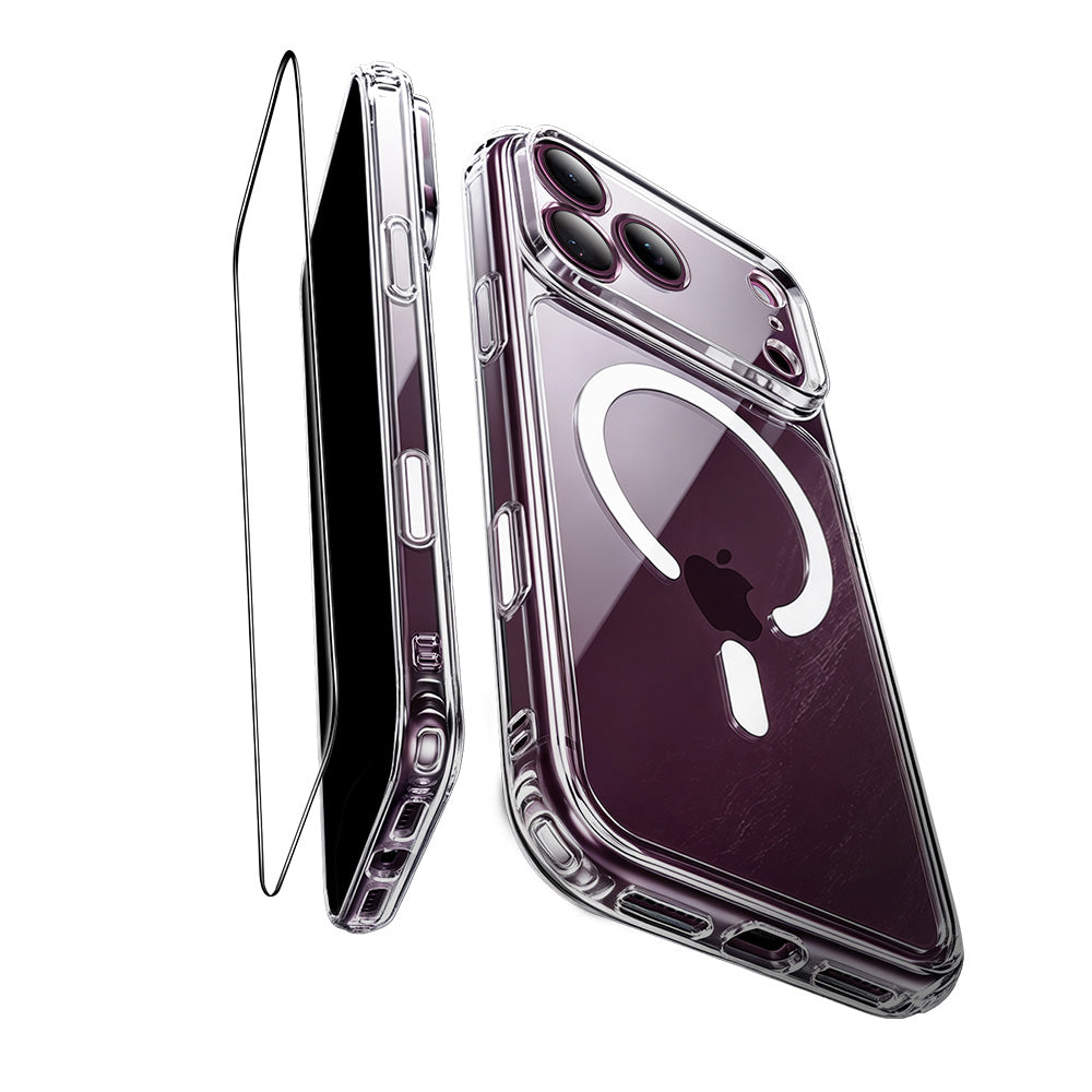 MagSafe-Hülle für Apple iPhone 18 Pro Max / 17 Pro Max, ESR, Classic Hybrid mit Displayschutz, Transparent