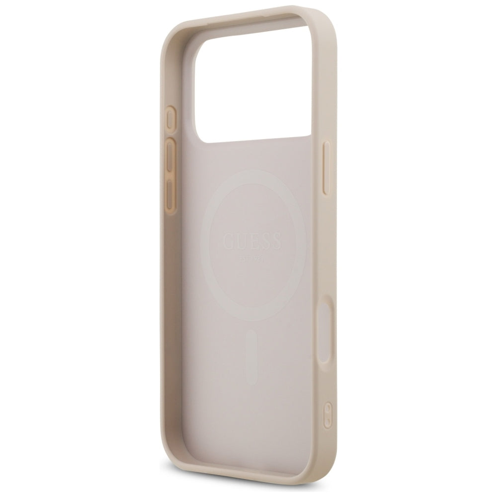 MagSafe-Hülle für Apple iPhone 18 Pro Max / 17 Pro Max, Guess, 4G Small and Classic, Rosa