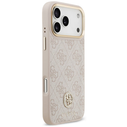 MagSafe-Hülle für Apple iPhone 18 Pro Max / 17 Pro Max, Guess, 4G Strass Logo, Rosa