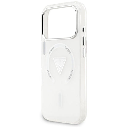 MagSafe-Hülle für Apple iPhone 18 Pro Max / 17 Pro Max, Guess, IML Gradient Triangle Logo, transparent