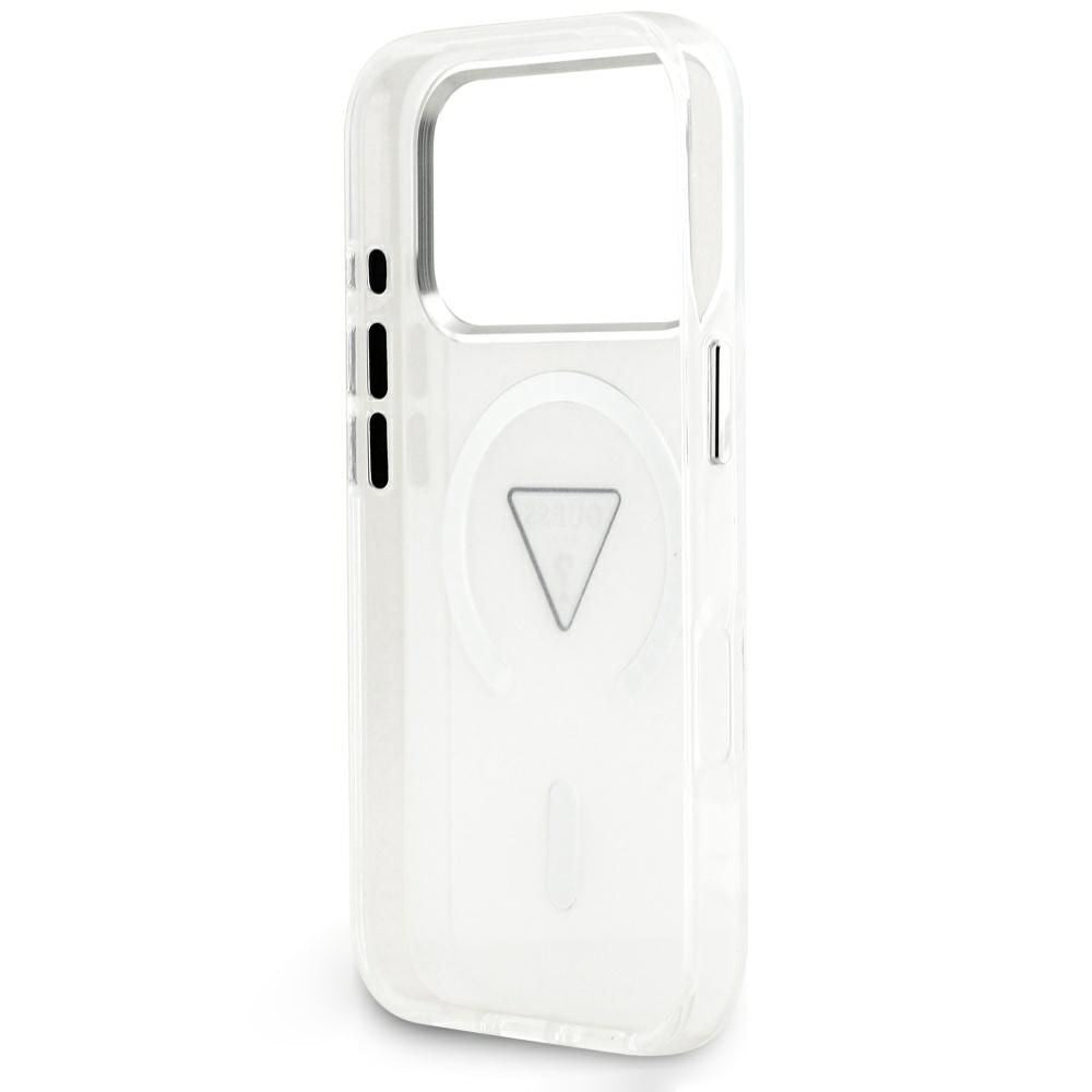 MagSafe-Hülle für Apple iPhone 18 Pro Max / 17 Pro Max, Guess, IML Gradient Triangle Logo, transparent