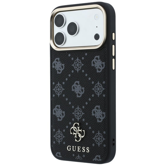 MagSafe-Hülle für Apple iPhone 18 Pro Max / 17 Pro Max, Guess, Peony 4G Small Logo, Schwarz