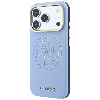 MagSafe-Hülle für Apple iPhone 18 Pro Max / 17 Pro Max, Guess, Perforated 4G, Blau