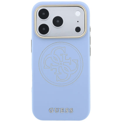 MagSafe-Hülle für Apple iPhone 18 Pro Max / 17 Pro Max, Guess, Perforated 4G, Blau