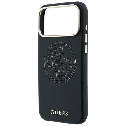 MagSafe-Hülle für Apple iPhone 18 Pro Max / 17 Pro Max, Guess, Perforated 4G, Schwarz