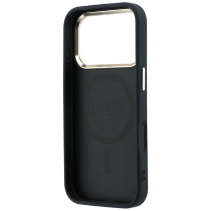 MagSafe Case for Apple iPhone 18 Pro Max / 17 Pro Max, Guess, Saffiano Small 4G Classic, Black