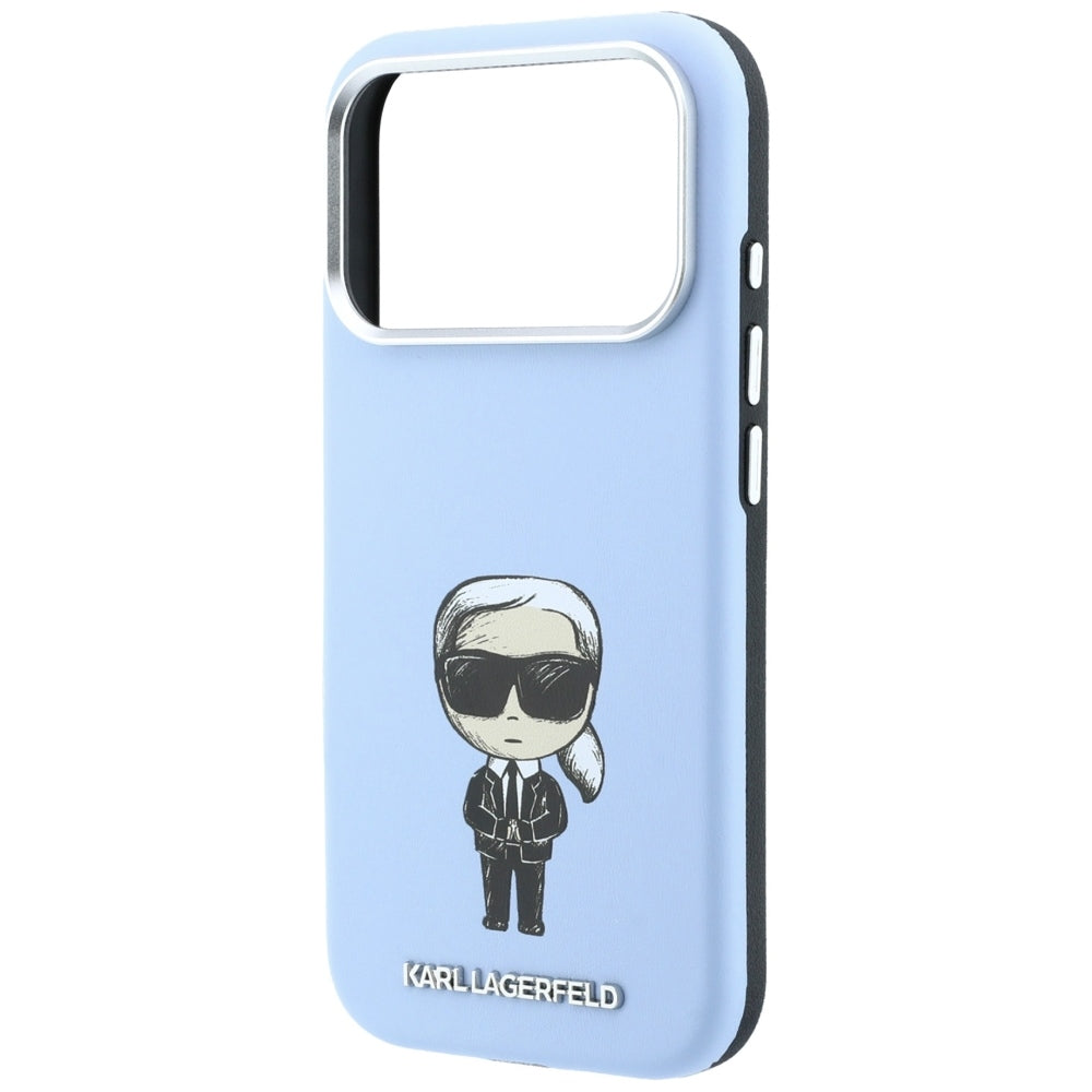 MagSafe-Hülle für Apple iPhone 18 Pro Max / 17 Pro Max, Karl Lagerfeld, Ikonik Sketch, Blau