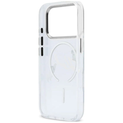 MagSafe-Hülle für Apple iPhone 18 Pro Max / 17 Pro Max, Karl Lagerfeld, IML Choupette Karl Script Logo, Transparent