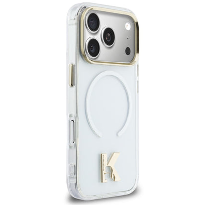 MagSafe-Hülle für Apple iPhone 18 Pro Max / 17 Pro Max, Karl Lagerfeld, IML Karl Head Logo, transparent