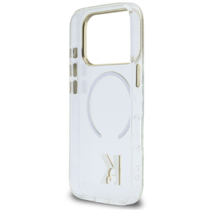 MagSafe-Hülle für Apple iPhone 18 Pro Max / 17 Pro Max, Karl Lagerfeld, IML Karl Head Logo, transparent