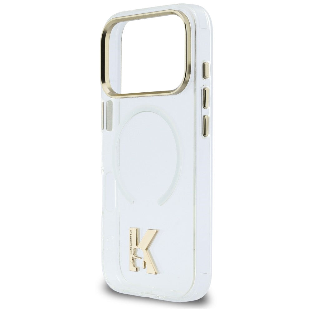 MagSafe-Hülle für Apple iPhone 18 Pro Max / 17 Pro Max, Karl Lagerfeld, IML Karl Head Logo, transparent