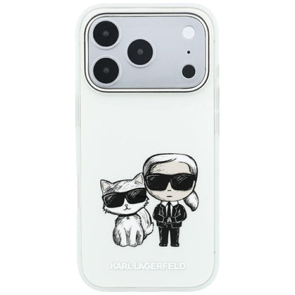 MagSafe-Hülle für Apple iPhone 18 Pro Max / 17 Pro Max, Karl Lagerfeld, KC Bodies Sketch, Beige