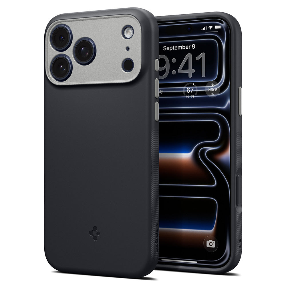 MagSafe Case for Apple iPhone 18 Pro Max / 17 Pro Max, Spigen, Caseology Nano Pop, Black ACS12142