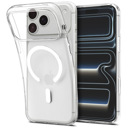 MagSafe-Hülle für Apple iPhone 18 Pro Max / 17 Pro Max, Spigen, Liquid Crystal, Transparent Weiß ACS12143