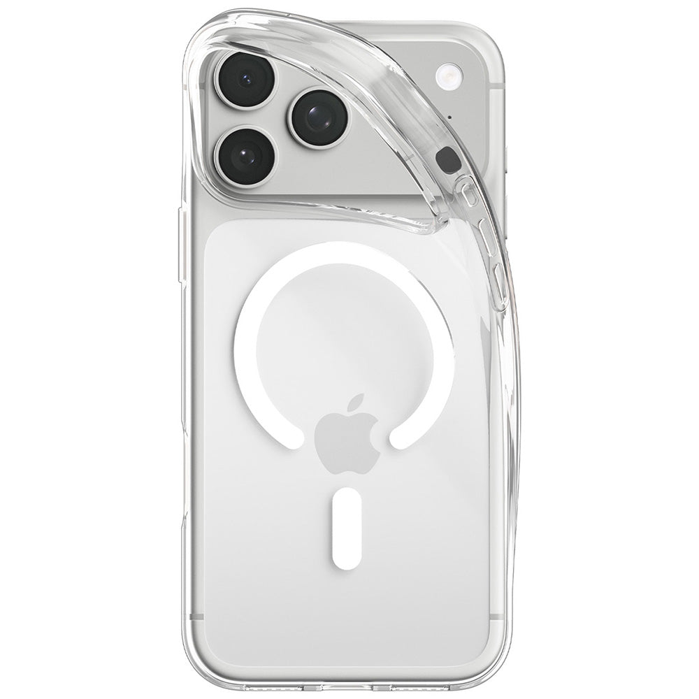 MagSafe-Hülle für Apple iPhone 18 Pro Max / 17 Pro Max, Spigen, Liquid Crystal, Transparent Weiß ACS12143