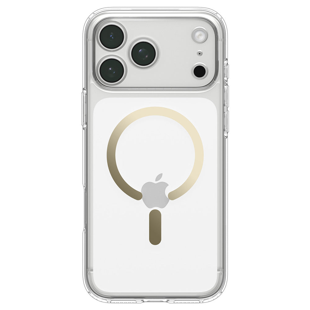 MagSafe-Hülle für Apple iPhone 18 Pro Max / 17 Pro Max, Spigen, Ultra Hybrid, Transparentes Gold ACS12120