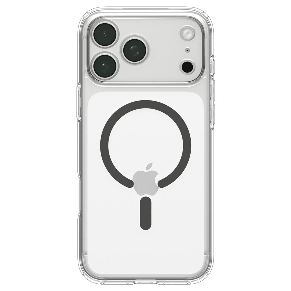 MagSafe-Hülle für Apple iPhone 18 Pro Max / 17 Pro Max, Spigen, Ultra Hybrid, Transparent Grau ACS12119