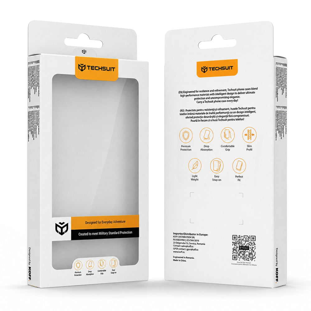 MagSafe Case for Apple iPhone 18 Pro Max / 17 Pro Max, Techsuit, Luxury Crystal, Dark Blue