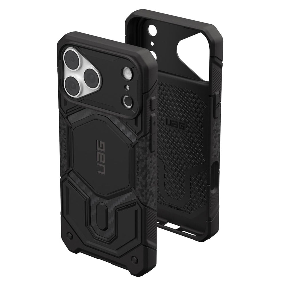 MagSafe-Hülle für Apple iPhone 18 Pro Max / 17 Pro Max, Urban Armor Gear, Monarch Pro Carbon, Schwarz