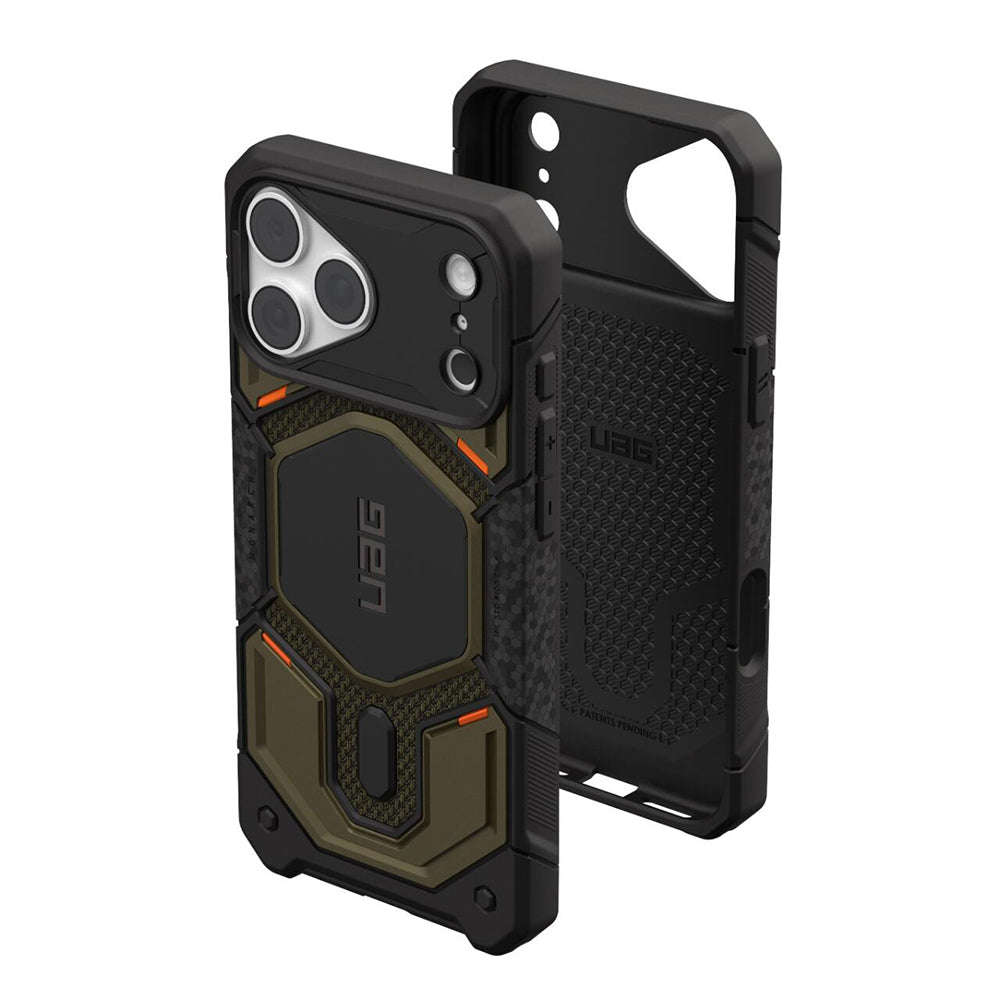 MagSafe-Hülle für Apple iPhone 18 Pro Max / 17 Pro Max, Urban Armor Gear, Monarch Pro Kevlar, Grün