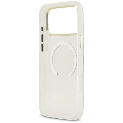 MagSafe Case for Apple iPhone 18 Pro Max, Guess, Metal Outline, Gold