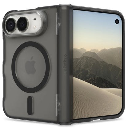 MagSafe-Hülle für Apple iPhone Duo, Spigen, Ultra Hybrid Pro, Schwarz satiniert ACS11689