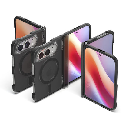 MagSafe-Hülle für Apple iPhone Duo, Spigen, Ultra Hybrid Pro, Schwarz satiniert ACS11689