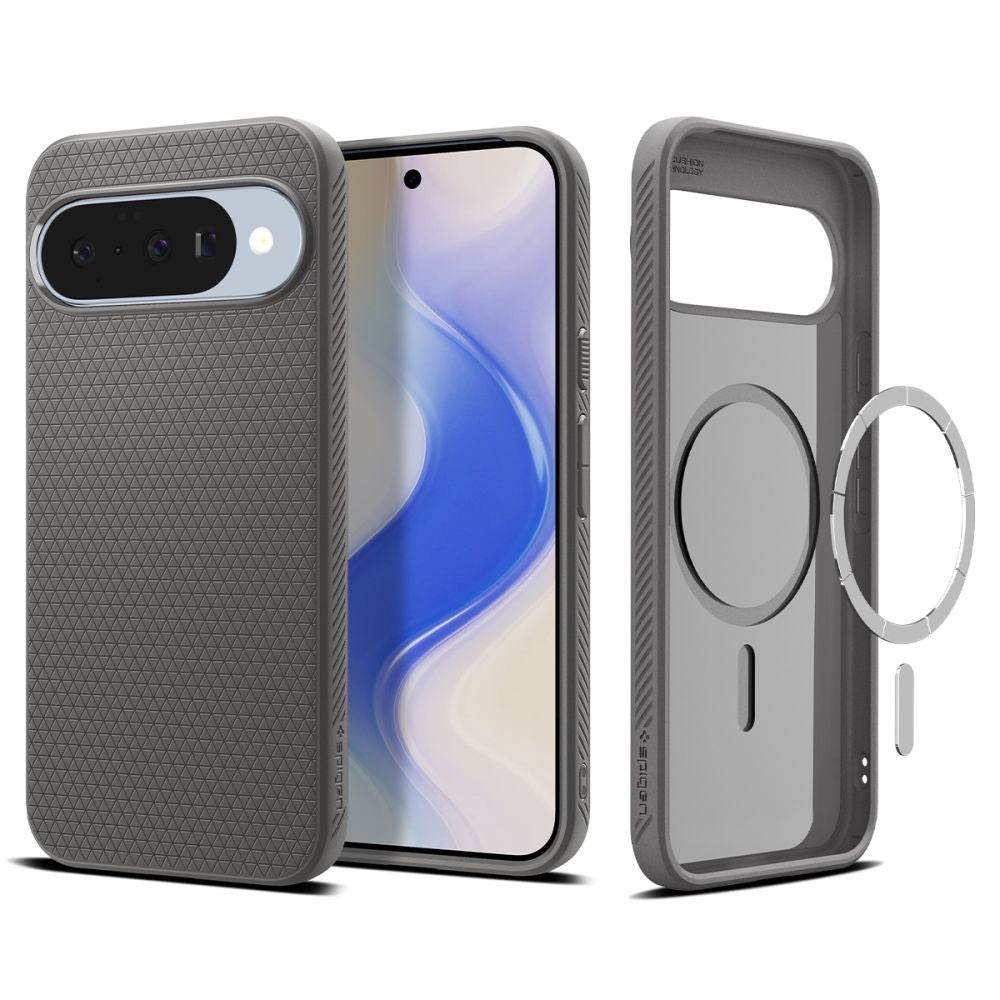 MagSafe Case for Google Pixel 10 Pro / 10, Spigen, Liquid Air, Gray ACS09697