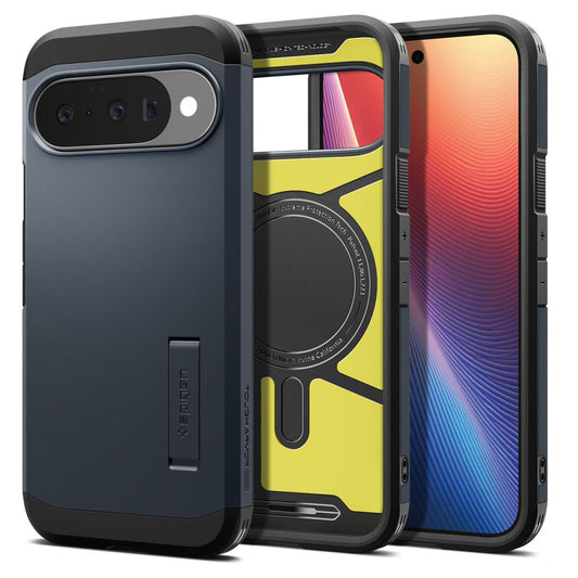 MagSafe Hülle für Google Pixel 10 Pro / 10, Spigen, Tough Armor, Blau ACS09706